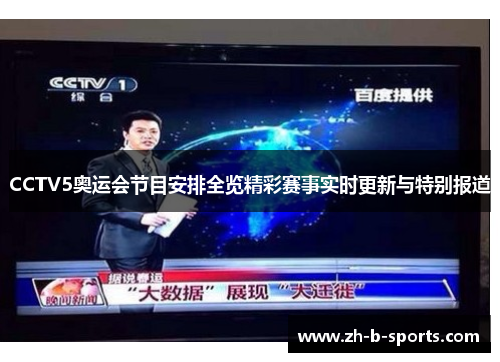 CCTV5奥运会节目安排全览精彩赛事实时更新与特别报道
